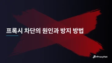 프록시 차단의 원인과 방지 방법