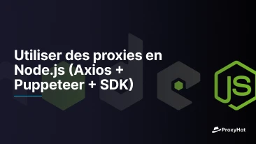 Utiliser des proxies en Node.js (Axios + Puppeteer + SDK)
